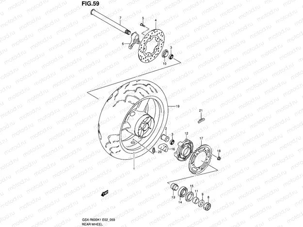 59 - REAR WHEEL