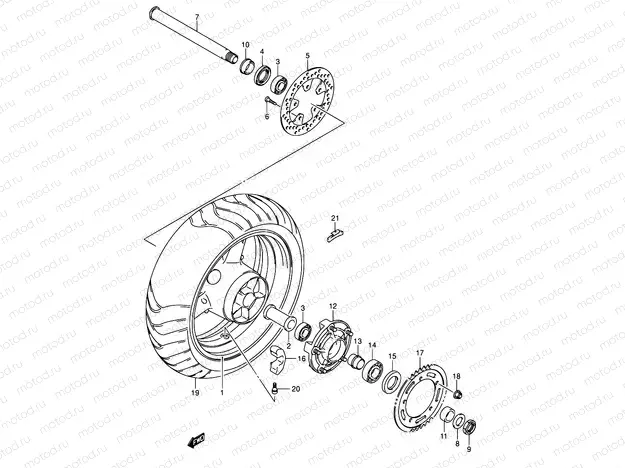 59 - REAR WHEEL