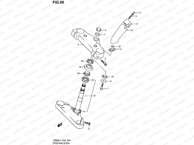 59 - STEERING STEM