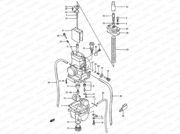 5A - CARBURETOR (MODEL K/L/M/N/P/R/S)