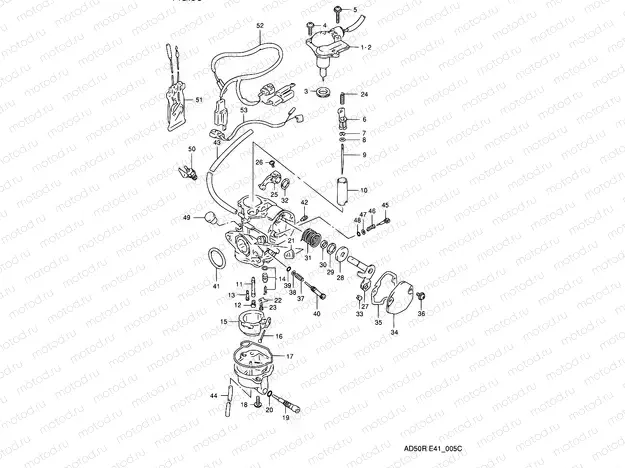 5C - CARBURETOR (MODEL M/R)