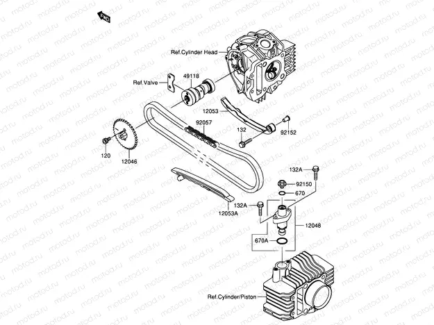 6 - CAMSHAFT/TENSIONER