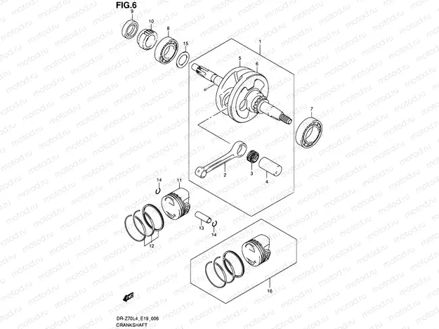 6 - CRANKSHAFT