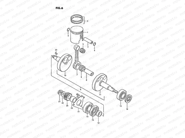 6 - CRANKSHAFT