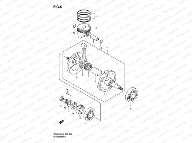 6 - CRANKSHAFT