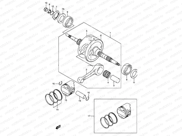 6 - CRANKSHAFT