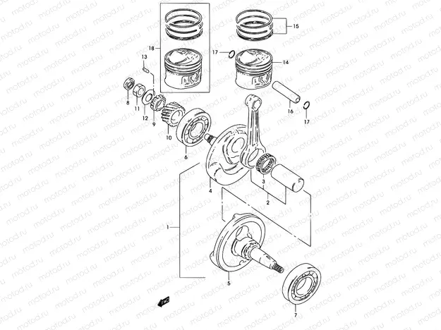 6 - CRANKSHAFT