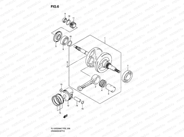 6 - CRANKSHAFT