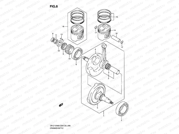 6 - CRANKSHAFT