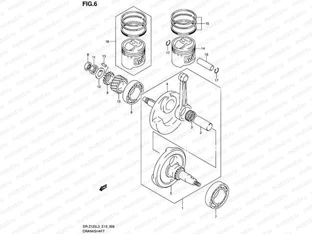 6 - CRANKSHAFT