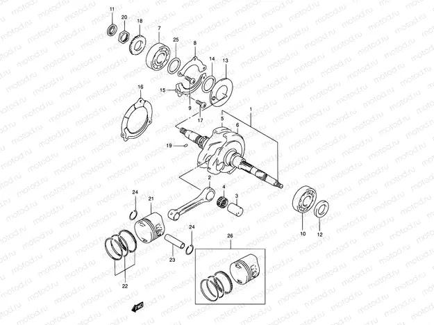 6 - CRANKSHAFT