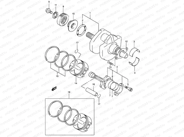 6 - CRANKSHAFT