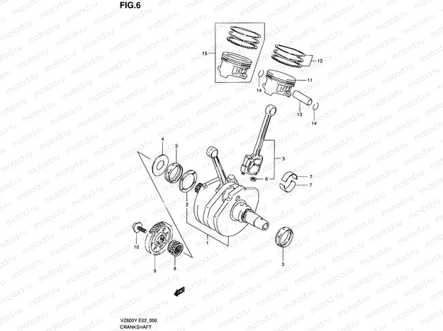 6 - CRANKSHAFT