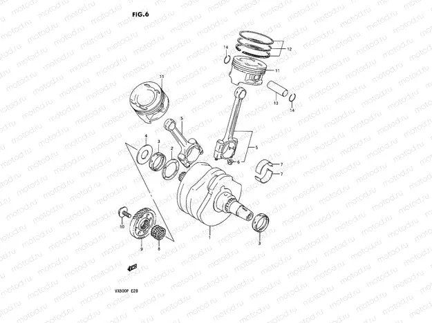 6 - CRANKSHAFT