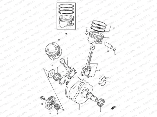 6 - CRANKSHAFT