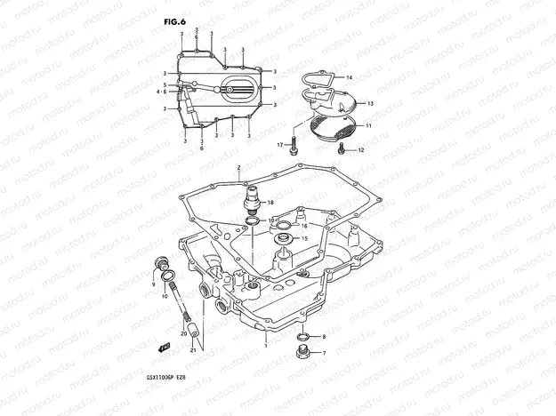 6 - OIL PAN
