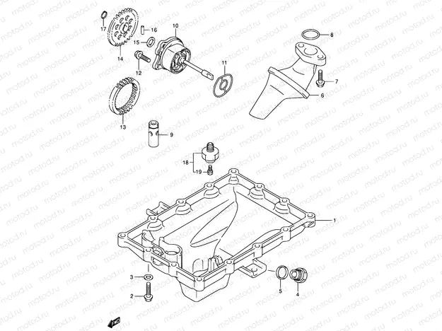 6 - OIL PAN - OIL PUMP