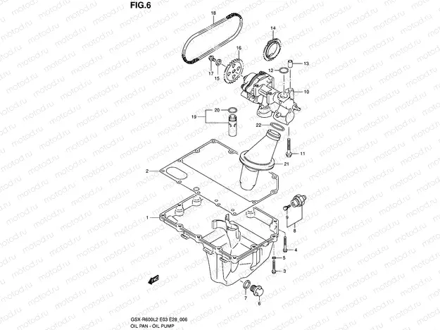 6 - OIL PAN - OIL PUMP