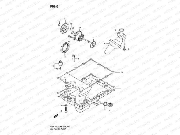 6 - OIL PAN - OIL PUMP