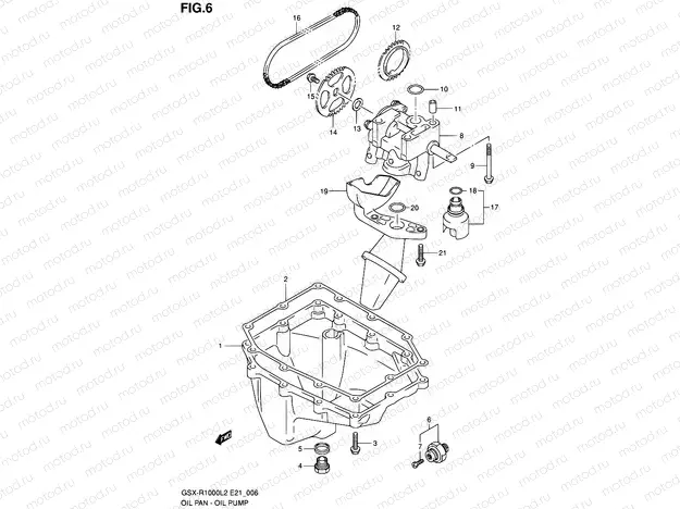 6 - OIL PAN - OIL PUMP