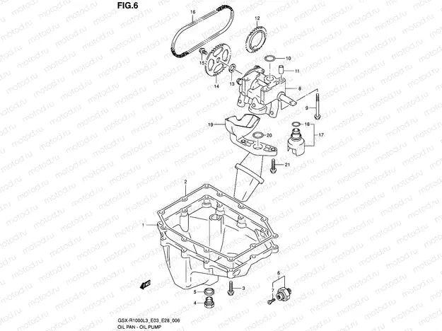 6 - OIL PAN - OIL PUMP