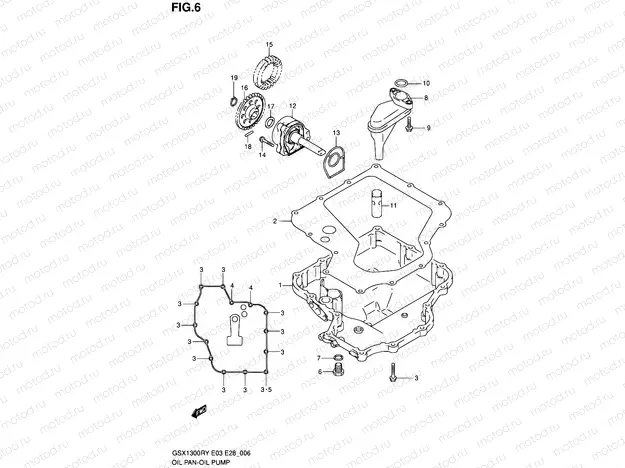 6 - OIL PAN - OIL PUMP