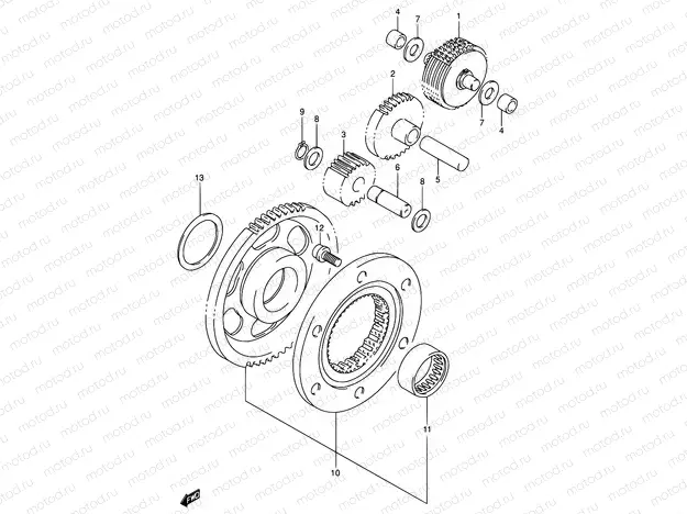 6 - STARTER CLUTCH