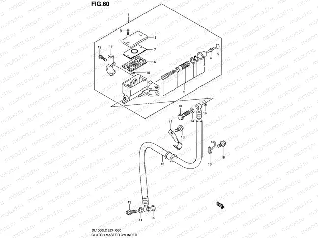 60 - CLUTCH MASTER CYLINDER