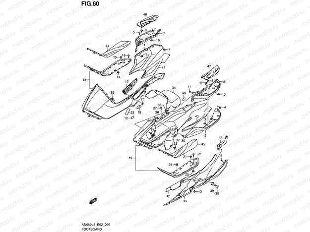 60 - FOOTBOARD