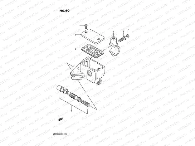60 - FRONT MASTER CYLINDER (VS750GLPG/GLEPG/GLPH/GLEPH)