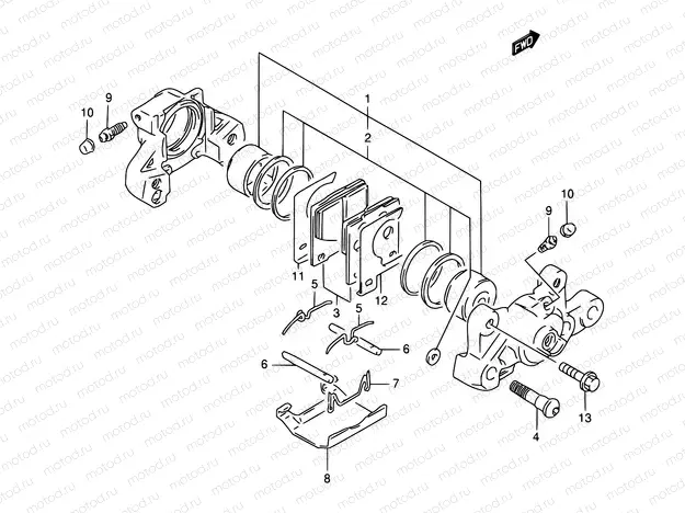 60 - REAR CALIPER