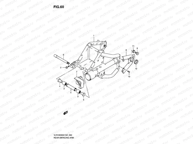 60 - REAR SWINGING ARM