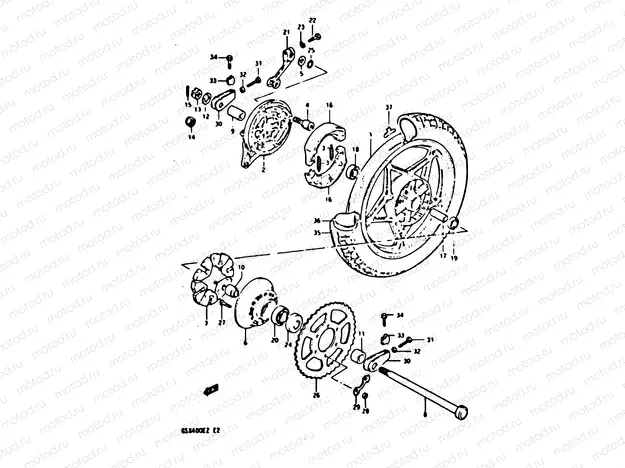 60 - REAR WHEEL