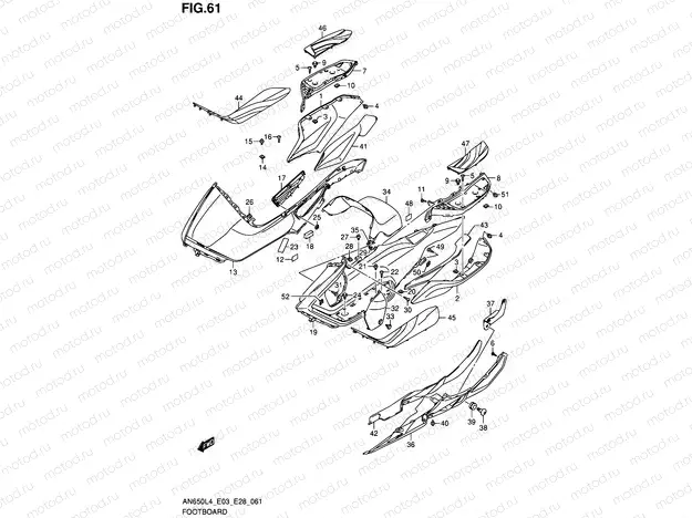 61 - FOOTBOARD