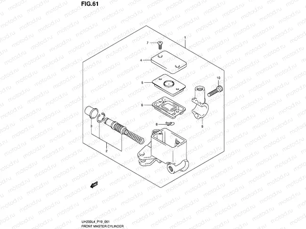 61 - FRONT MASTER CYLINDER