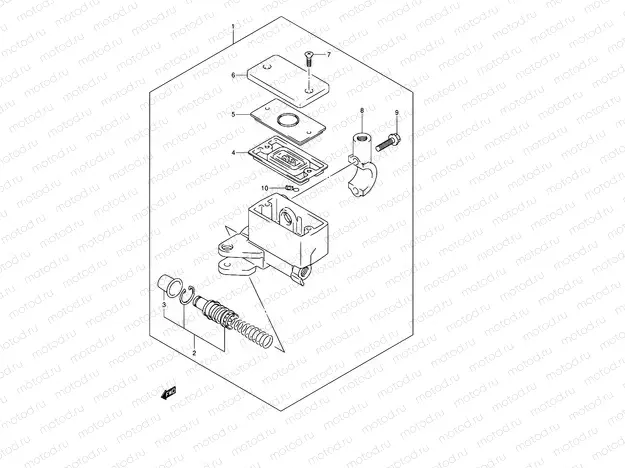 61 - FRONT MASTER CYLINDER