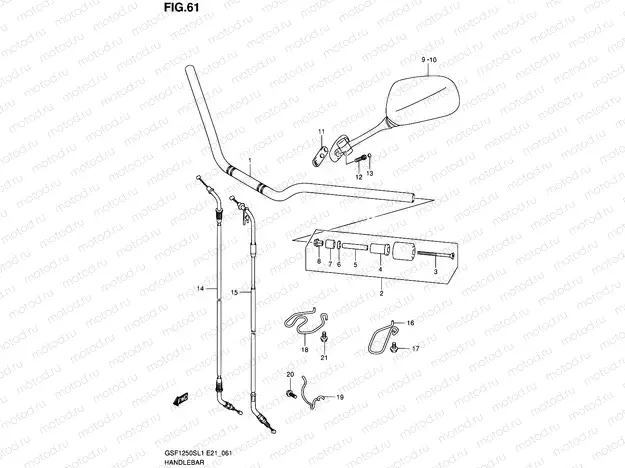 61 - HANDLEBAR