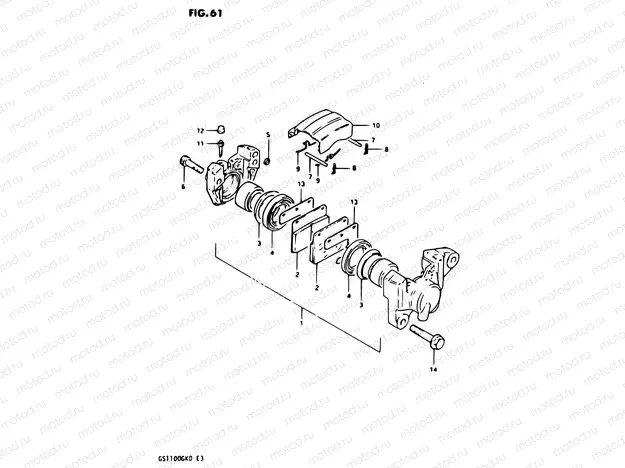 61 - REAR CARIPERS