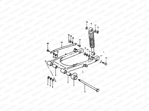 61 - REAR SWINGING ARM