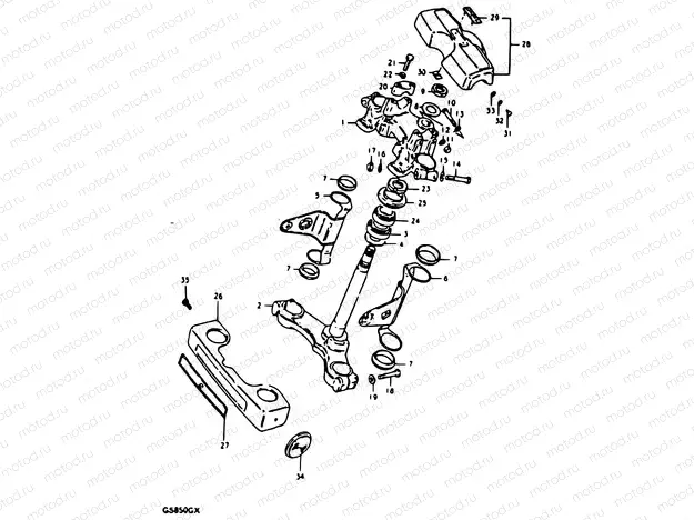 61 - STEERING STEM