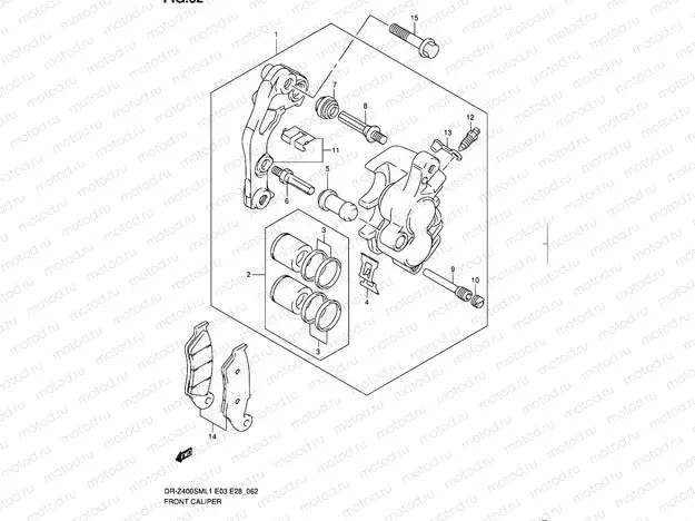 62 - FRONT CALIPER