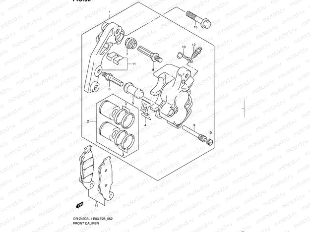 62 - FRONT CALIPER