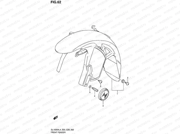 62 - FRONT FENDER
