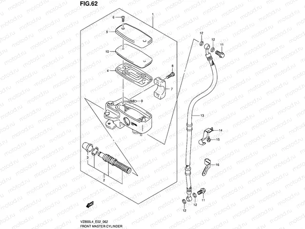 62 - FRONT MASTER CYLINDER
