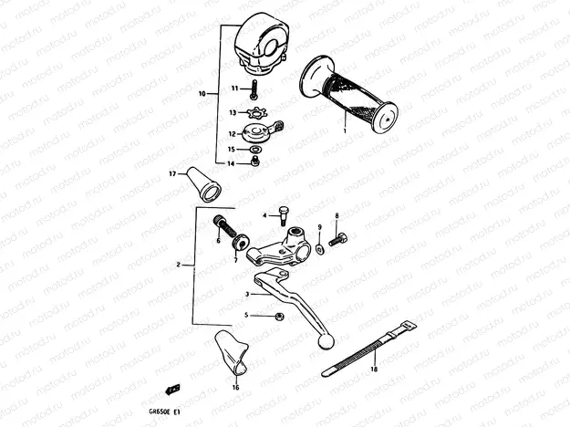 62 - LEFT HANDLE SWITCH