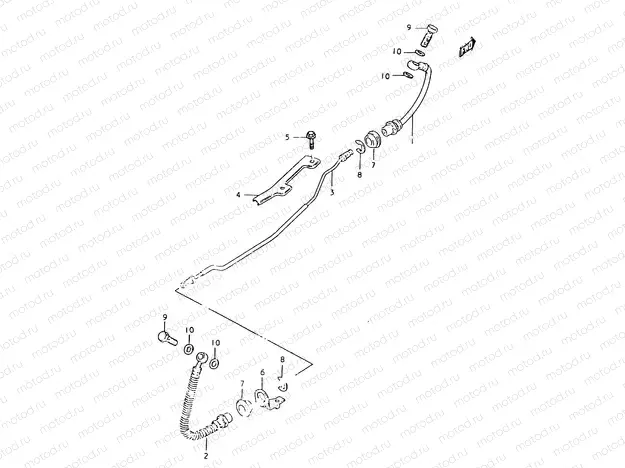 62 - REAR BRAKE HOSE