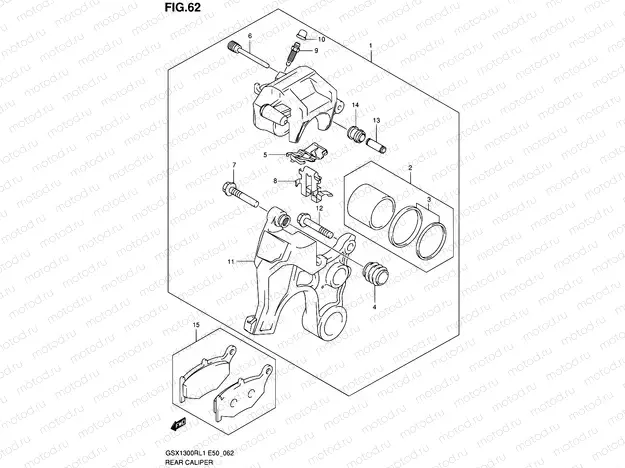 62 - REAR CALIPER