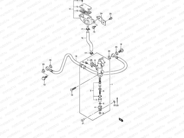 62 - REAR MASTER CYLINDER