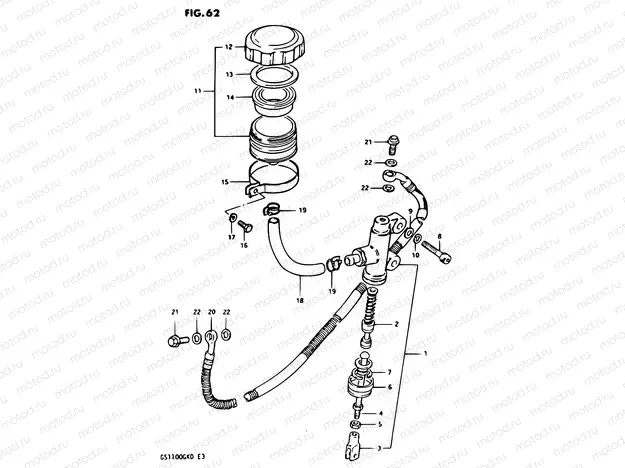 62 - REAR MASTER CYLINDER