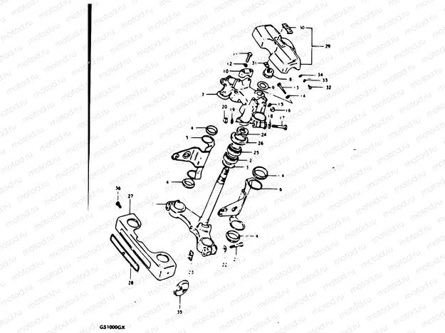 62 - STEERING STEM
